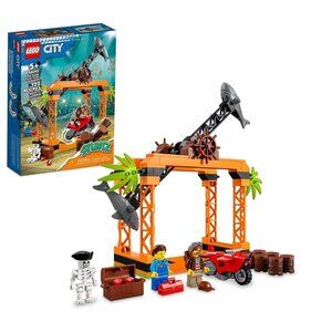 LEGO City Stuntz The Shark Attack Stunt Challenge Adventure Series Toy with Flyw